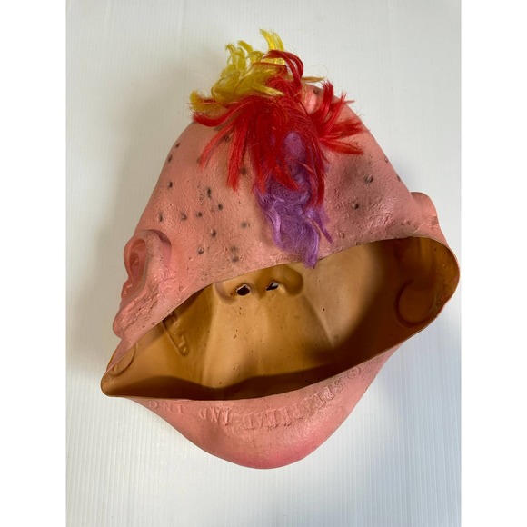 Spearhead Industries Giant Big Creepy Scary Man Mask Halloween Costume Rubber - Picture 7 of 11